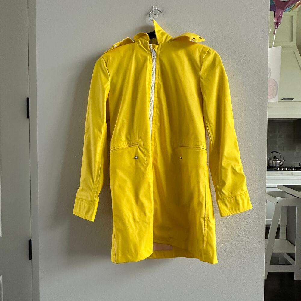 J.Crew Rubberized waterproof raincoat  XXS